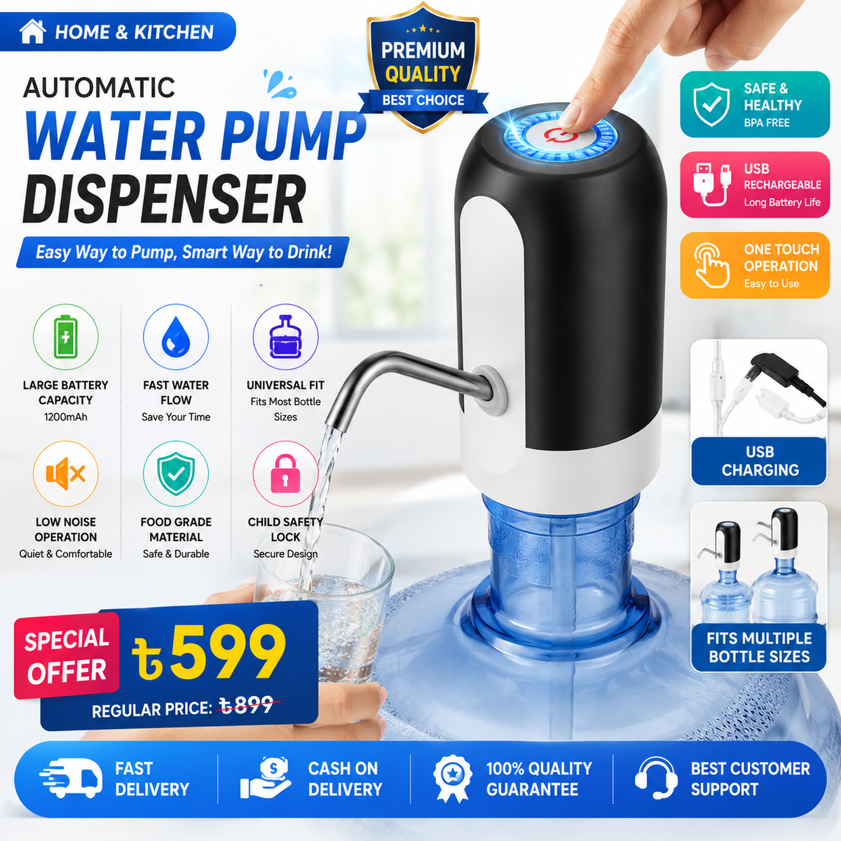 đ§ Automatic Water Pump Dispenser